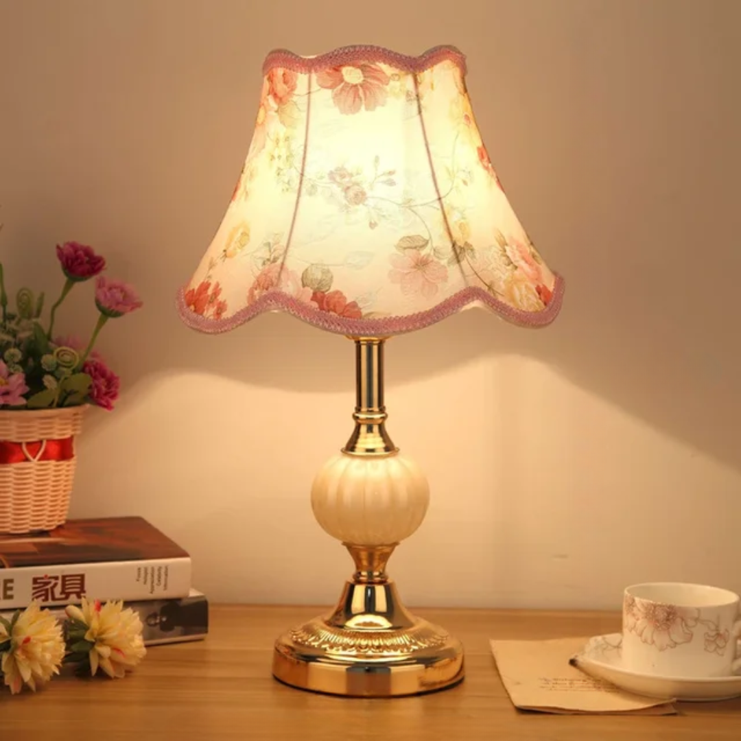 Vintage Table Lamp - Nordulo - Warm Glow Accent - Scandinavian Style