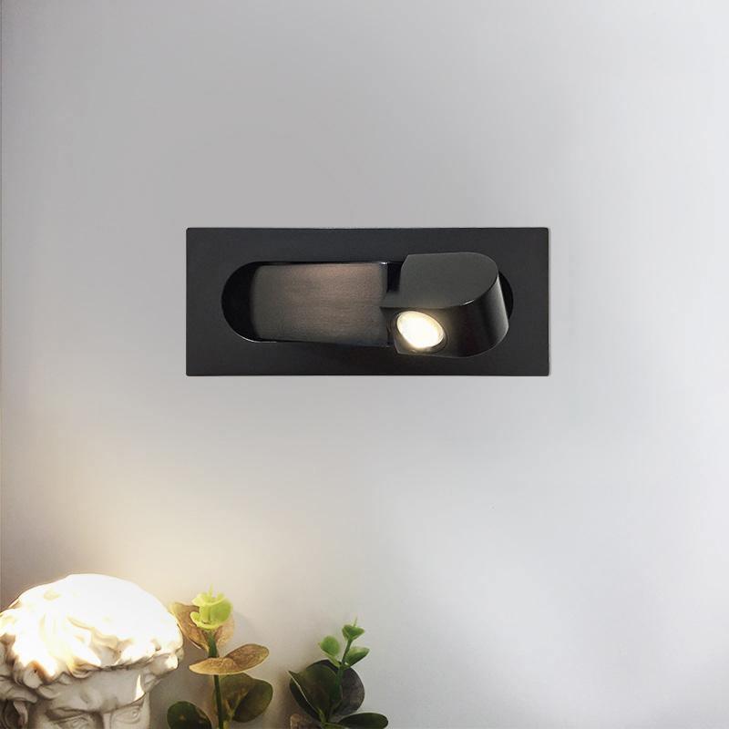 Modern LED Wall Lamp Bedside Reading Lamp - LumoRay - Flexible Arm - Dual Light Control