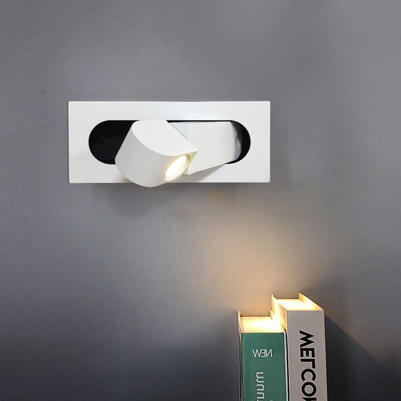 Modern LED Wall Lamp Bedside Reading Lamp - LumoRay - Flexible Arm - Dual Light Control