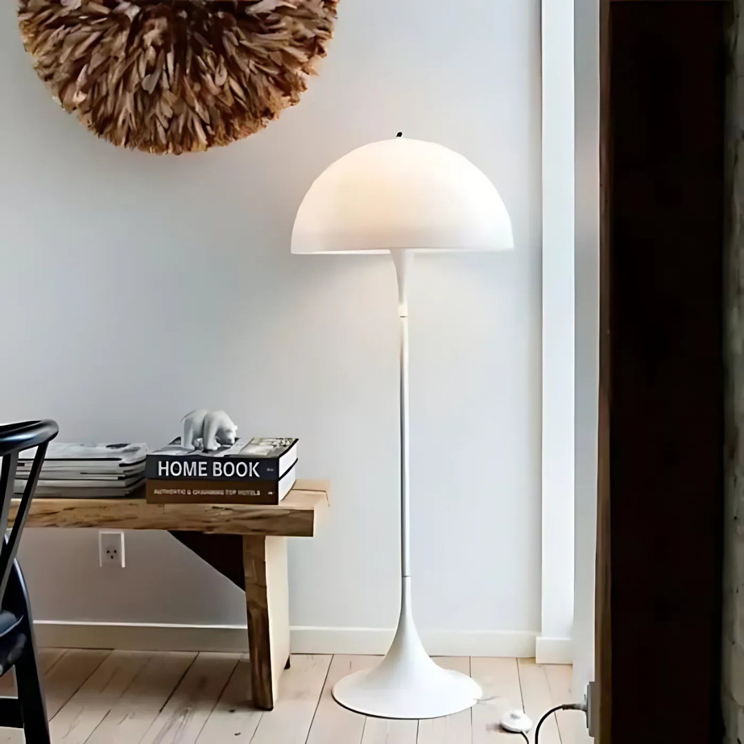 Scandinavian LED Floor Lamp - Luminora - Warm Glow - Minimalist Style