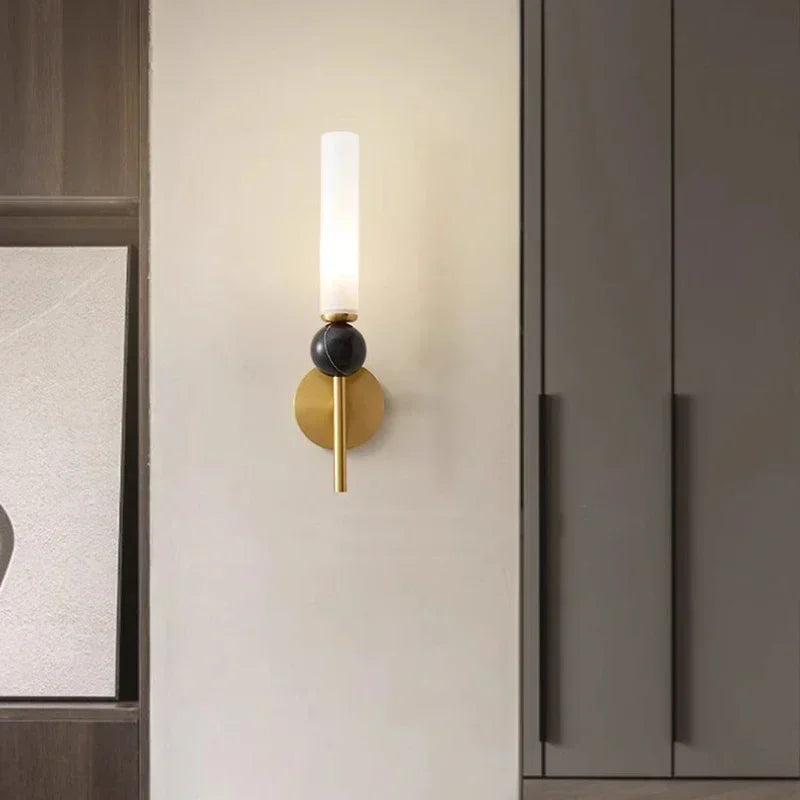 Marble Wall Lamp - Marvella - Warm Illumination - Contemporary Style